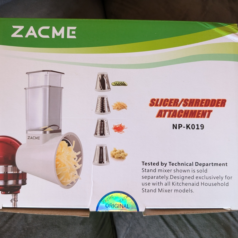 Zacme Slicer/Shredder Attachment